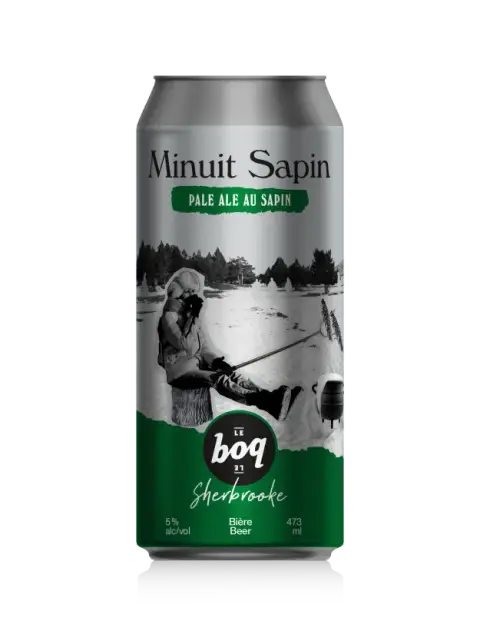 Can of Le Boq Minuit Sapin spruce pale ale