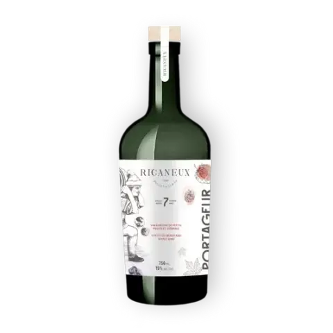 Bottle of Portageur fruit wine