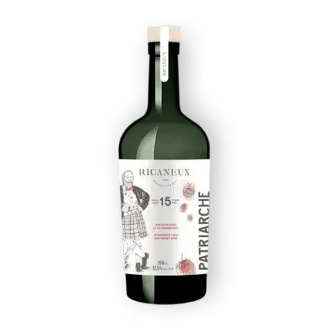 Bottle of Patriarche fruit wine
