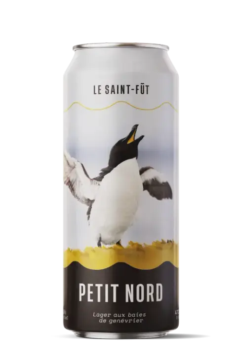 Petit Nord juniper lager from Le Saint-Fût