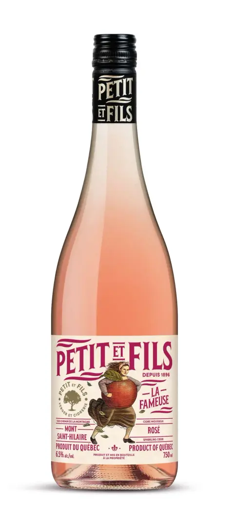 Les Vergers Petit et Fils La Fameuse sparkling rosé cider