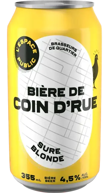 Can of Bière de coin d'rue Berliner Weisse from L'Espace Public