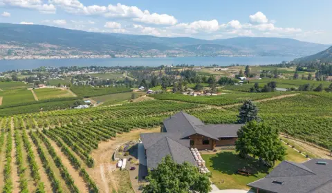 Lightning Rock vineyard in Summerland