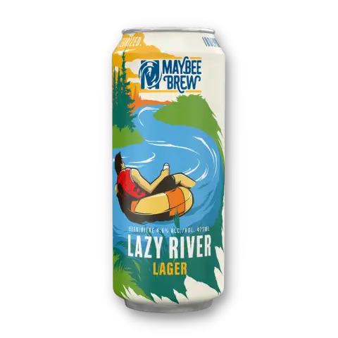 Lazy River Lager can