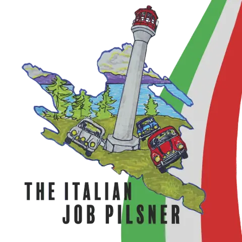 Italian Job pilsner bottle