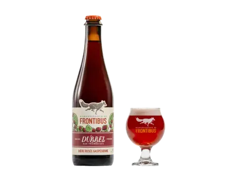 Dubbel aux framboises label