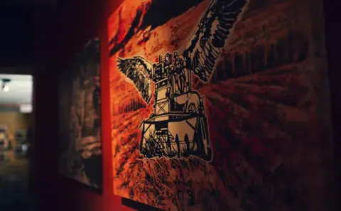 Mural in the La Chouape tasting room