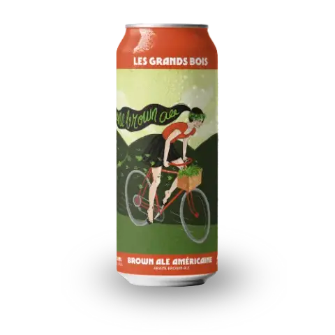Can of Ariane Brown Ale from Les Grands Bois