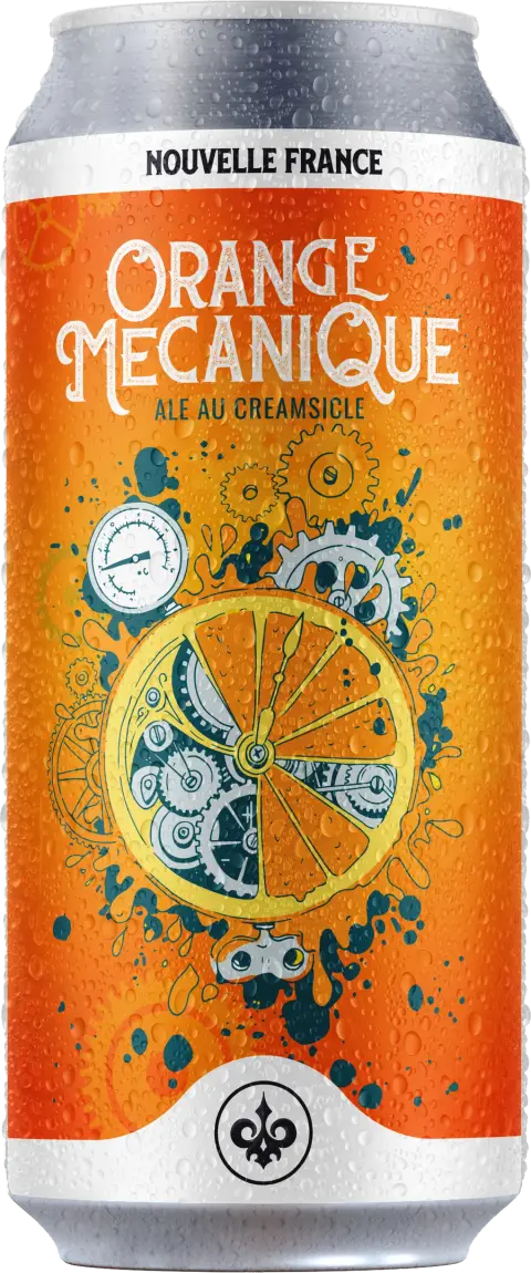Can of Nouvelle-France Orange Mécanique porter