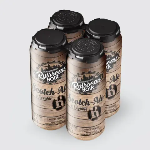 Four-pack of Ruisseau Noir Scotch Ale à l’érable