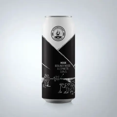 Can of Microbrasserie Tadoussac La Mouk spruce Berliner Weisse