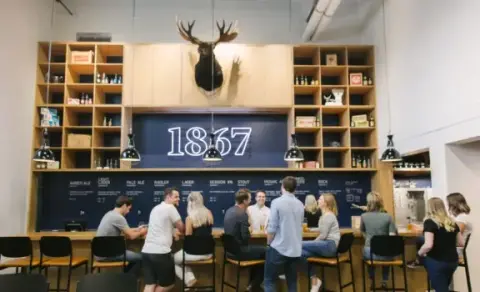 Inside the Moosehead brewery in Saint John