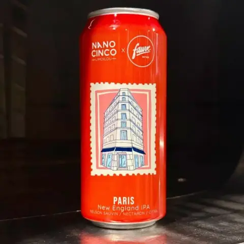 Paris New England IPA four-pack from Nano Cinco