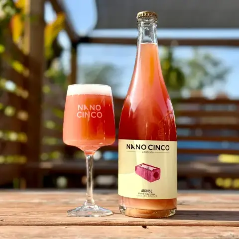 Aiguise wild beer in a 750 ml bottle from Nano Cinco