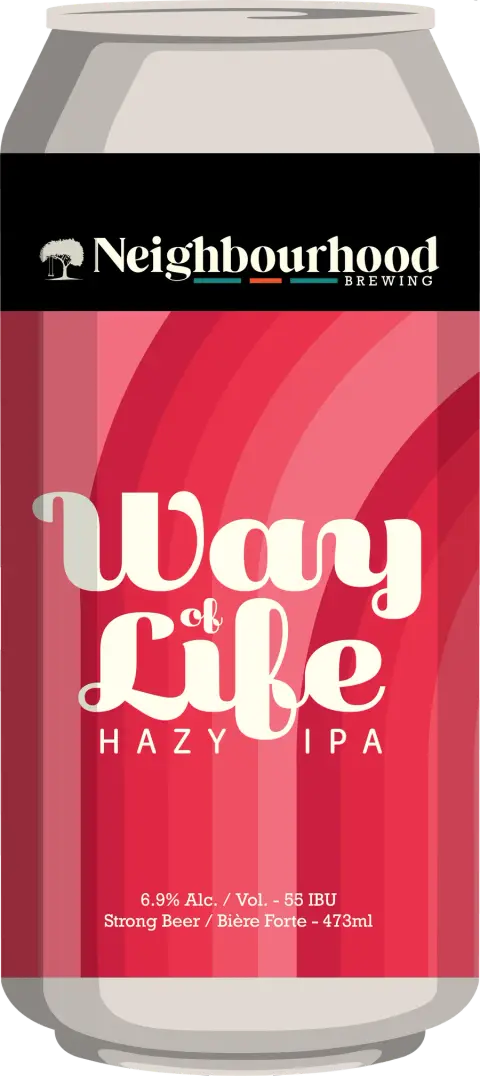 Neighbourhood Way of Life Hazy IPA can