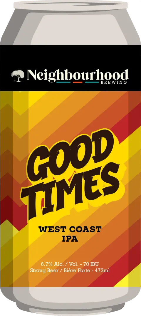 Neighbourhood Good Times West Coast IPA can