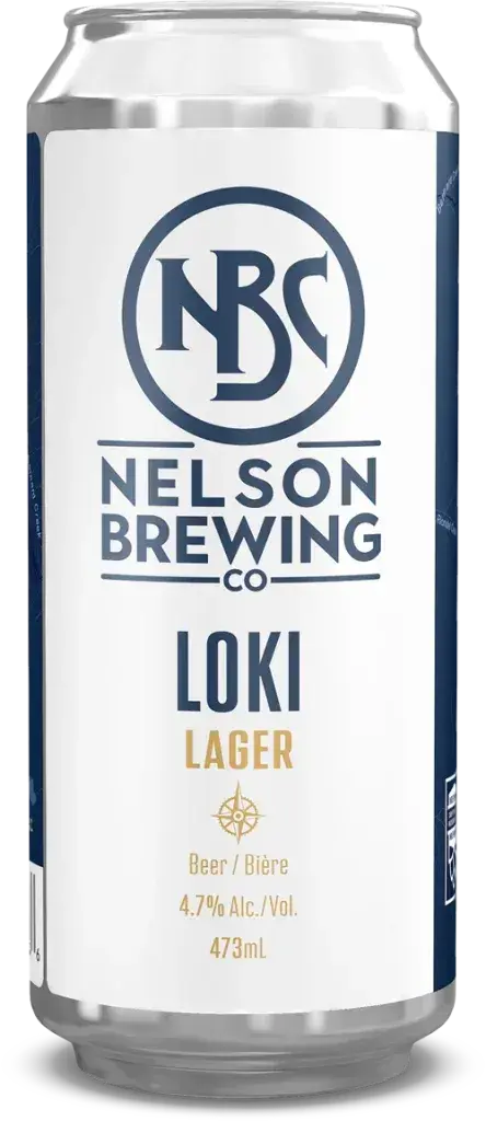 Nelson Brewing Loki Lager can