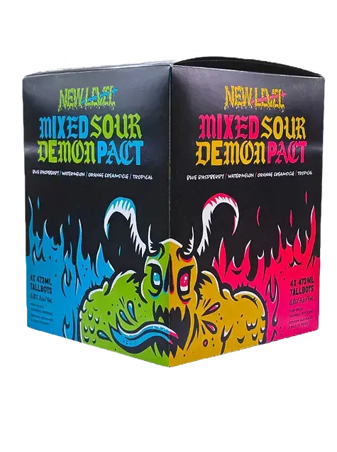 New Level Brewing Demon Pact mixed sour four-pack