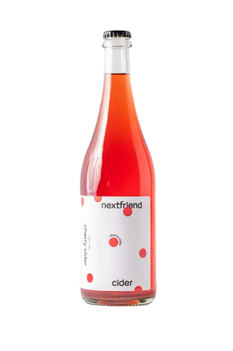 Next Friend Cherry Cider bottle
