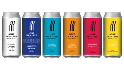 Nine in a Line Brewing Co. product photo