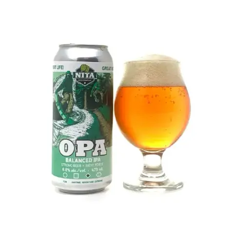 Nita Beer OPA balanced IPA can