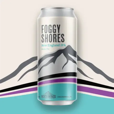 Northwinds Foggy Shores NE IPA can