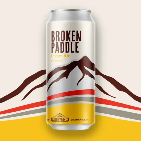 Northwinds Broken Paddle Cream Ale can