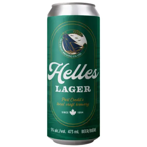 The Old Credit Helles Lager can