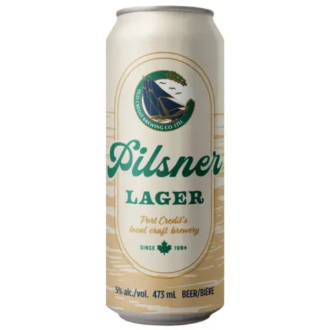 The Old Credit Pale Pilsner can