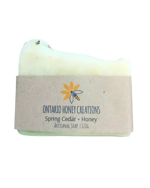 Spring Cedar + Honey Artisan Handmade Soap