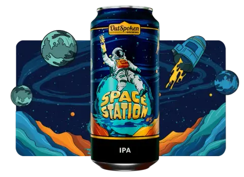 OutSpoken Space Station IPA can