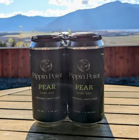 Pippin Point Pear Cider can
