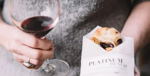 Wine tasting at Platinum Bench