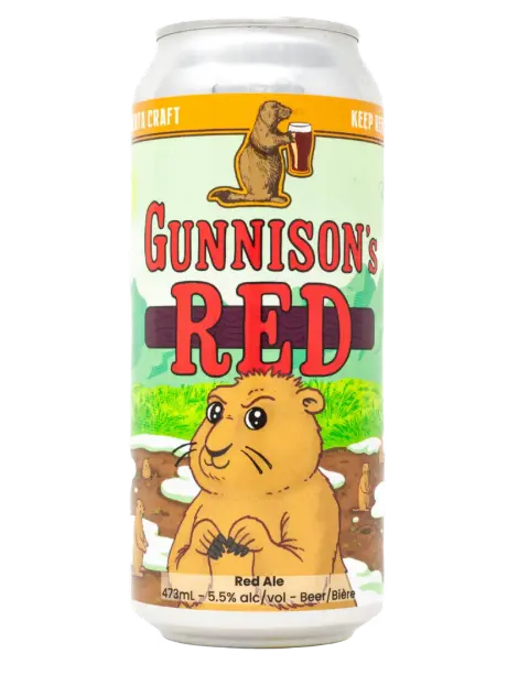473 mL can of Prairie Dog Brewing Gunnison's Red Ale