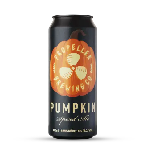Can of Propeller Pumpkin Spiced Ale