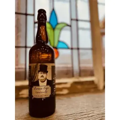 Bottle of Louis Cyr farmhouse cider
