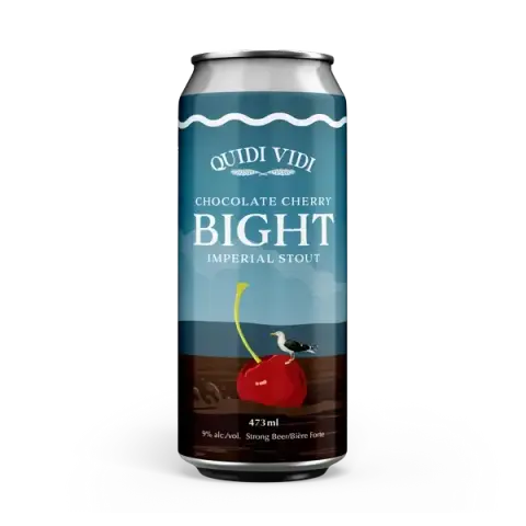Can of Chocolate Cherry Bight imperial stout