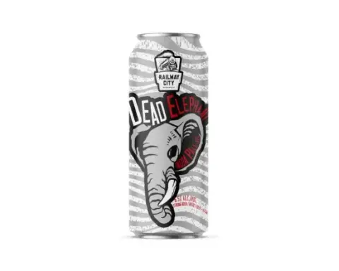 Railway City Dead Elephant IPA can