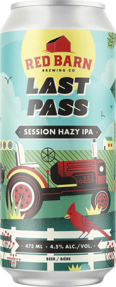 Red Barn Last Pass session hazy IPA