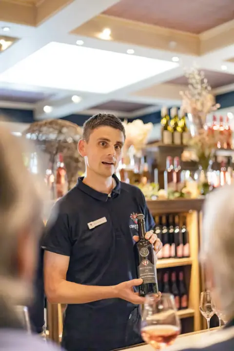 A tasting at Reif Estate Winery