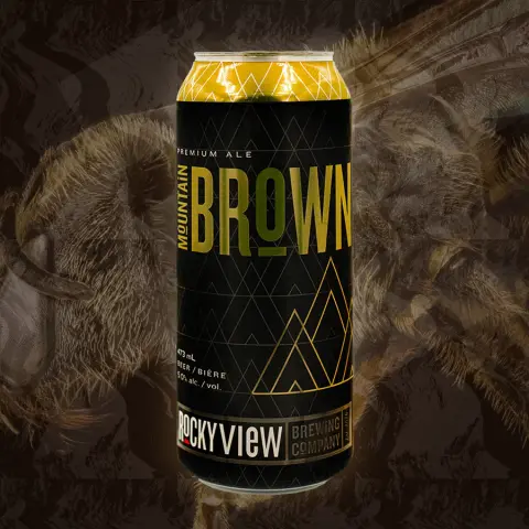 Rocky View Mountain Brown Ale can