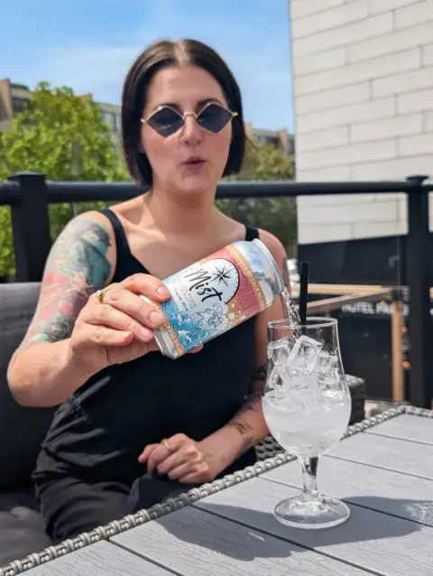 What's that up there? 👀

A patio? On West Street?

Is that Mist Seltzer?! 😱

GREAT NEWS &times; 2!

🍑🥥🍋 Our Mist Vodka Seltzers are now
