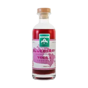 Bottle of Route 1 Distillery Blueberry Liqueur