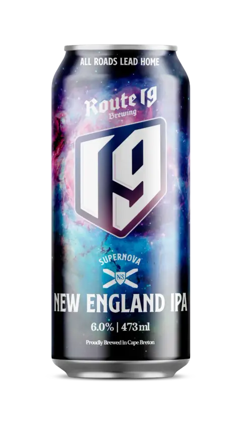 Route 19 Supernova New England IPA label