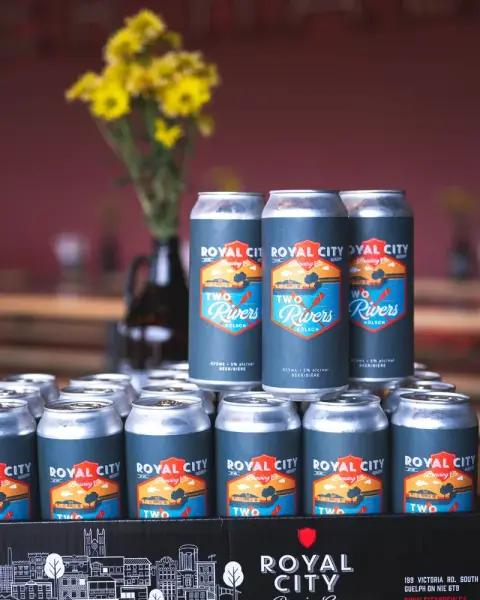 Royal City Two Rivers tall can