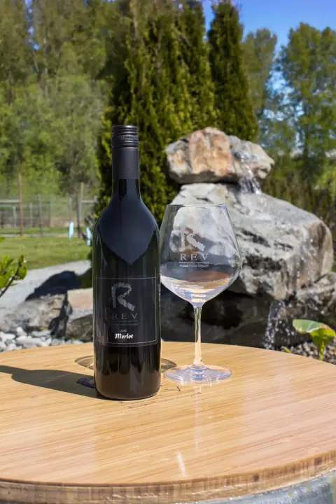 Bottle of Russell Estate Merlot 2022