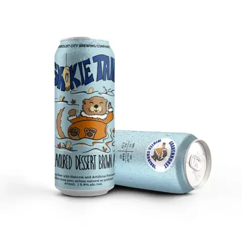 Sawdust City Maple Cinnamon Skokie Tail brown ale can
