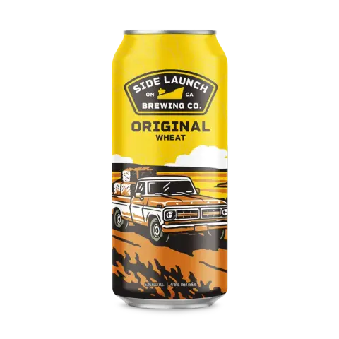 Side Launch Original Wheat can