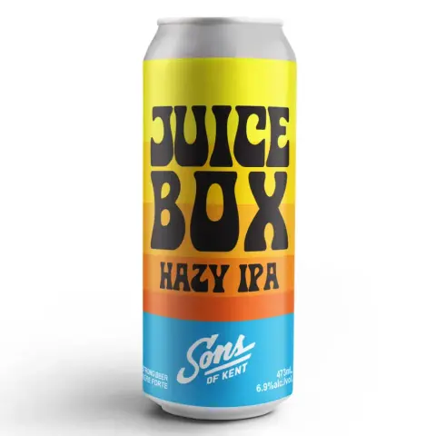 Sons of Kent Juice Box hazy IPA can