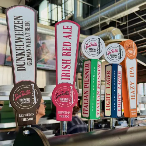 Soo Falls beer on tap